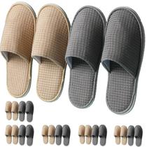 Chinelos de casa descartáveis DANORKE, lã polar lavável x12