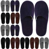 Chinelos de casa descartáveis Geyoga 12 pares para convidados