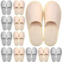 Chinelos de casa descartáveis Geyoga 12 pares para convidados