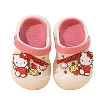 Chinelos De Casa Para Meninas E Meninos Com Estampa De Hello Kitty, Calçados Macios Para Crianças