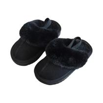 Chinelos De Inverno De Algodão Para Meninos E Meninas, Cor Sólida, Pelúcia Quente, Calçados Chinelos De Inverno De Algodão Para Meninos E Meninas, Cor Sólida, Pelúcia Quente, Calçados
