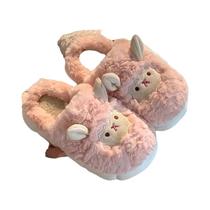 Chinelos De Inverno Femininos Antiderrapantes Com Forro De Lã De Cordeiro E Sola Grossa Confortáveis Chinelos De Inverno Femininos Antiderrapantes Com Forro De Lã De Cordeiro E Sola Grossa Confortáveis
