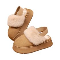 Chinelos De Inverno Femininos Forrados Com Fleece Estilo Coreano Sola Grossa Botas De Neve Modernas Chinelos De Inverno Femininos Forrados Com Fleece Estilo Coreano Sola Grossa Botas De Neve Modernas