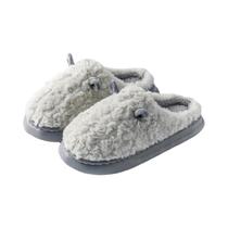 Chinelos De Inverno Femininos Quentes E Peludos Com Estampa De Desenho Animado, Solado Grosso Chinelos De Inverno Femininos Quentes E Peludos Com Estampa De Desenho Animado, Solado Grosso