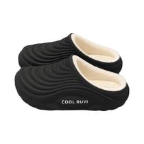 Chinelos De Inverno Femininos Quentes, Impermeáveis, Antiderrapantes, Com Solado Espesso E Peludo