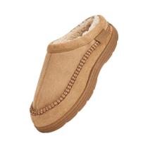 Chinelos De Inverno Masculinos Em Suede Antiderrapantes Quentes E Confortáveis Com Espuma De Memória Chinelos De Inverno Masculinos Em Suede Antiderrapantes Quentes E Confortáveis Com Espuma De Memória