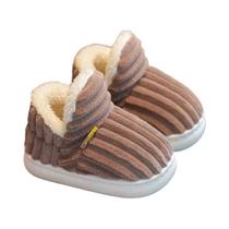 Chinelos De Inverno Para Crianças Em Pelúcia, Solado Antiderrapante, Calçados Quentes De Algodão Chinelos De Inverno Para Crianças Em Pelúcia, Solado Antiderrapante, Calçados Quentes De Algodão