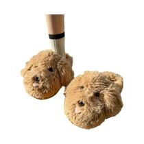 Chinelos De Inverno Para Mulheres, Pelúcia Macia, Estilo Cartoon, Luxuosos E Casuais, Slides De Chinelos De Inverno Para Mulheres, Pelúcia Macia, Estilo Cartoon, Luxuosos E Casuais, Slides De