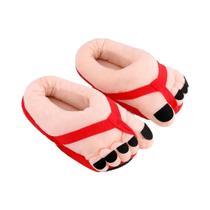Chinelos De Inverno Unissex Para Pés Grandes, Criativos, Engraçados, Macios E Quentes, De Algodão,