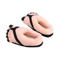 Chinelos De Inverno Unissex Para Pés Grandes, Macios E Quentes, Divertidos Para Casais