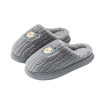 Chinelos De Lã De Algodão Para Mulheres E Homens, Térmicos Para O Inverno E Outono