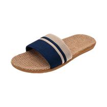 Chinelos De Linho Leves E Antiderrapantes Para Mulheres, Calçados Macios Para O Verão