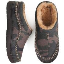 Chinelos de mocassim Slip On Zigzagger para camuflagem masculina