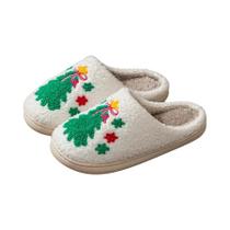 Chinelos De Natal Femininos Para Uso Interno, Macios, Respiráveis E Confortáveis, Calçados De Moda