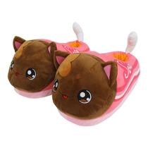 Chinelos de pelúcia Aphmaus Cola Cat Anime Warm Size 35-42 Chinelos de pelúcia Aphmaus Cola Cat Anime Warm Size 35-42