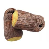 Chinelos de pelúcia Log Tree Stump para homens e mulheres Chinelos de pelúcia Log Tree Stump para homens e mulheres