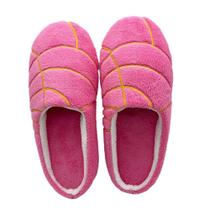 Chinelos de pelúcia Onngaku Mexican Concha para mulheres e homens rosa