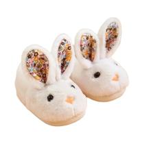 Chinelos De Pelúcia Para Meninas, Calçados Infantis Antiderrapantes, Chinelos Quentes De Algodão,