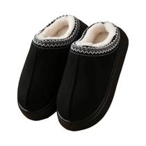 Chinelos De Plataforma Fluffy Para Mulheres, Quentes E Confortáveis, Em Algodão Peludo,