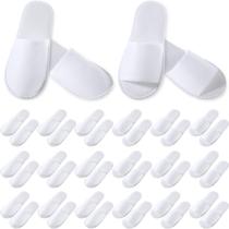 Chinelos de spa descartáveis Coume para mulheres e homens brancos 48 pares