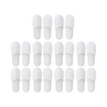 Chinelos de Spa Descartáveis de Pelúcia - 10 a 20 Pares (Fechados) - Para Homens e Mulheres