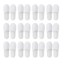 Chinelos de Spa Descartáveis de Pelúcia - 10 a 20 Pares (Fechados) - Para Homens e Mulheres