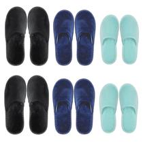 Chinelos de spa OSTADARRA, 6 pares, antiderrapantes, descartáveis e laváveis Chinelos de spa OSTADARRA, 6 pares, antiderrapantes, descartáveis e laváveis