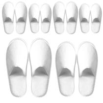 Chinelos de spa OSTADARRA, antiderrapantes, descartáveis, laváveis, 6 pares Chinelos de spa OSTADARRA, antiderrapantes, descartáveis, laváveis, 6 pares