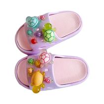 Chinelos De Tartaruga Em Cartoon Para Meninos E Meninas, Solado Macio, Sandálias EVA