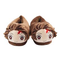 Chinelos Demons Slayers Kamados Tanjirou Plush Anime 28 cm