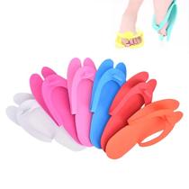 Chinelos Descartáveis de Espuma Para Pedicure, Cor Aleatória, 12 Pares, Para Salão De Beleza, Spa,