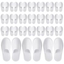 Chinelos Descartáveis Juvale para Hóspedes - Pacote com 24 Pares Brancos