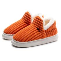 Chinelos Drecage Fuzzy para mulheres e homens com espuma viscoelástica laranja Chinelos Drecage Fuzzy para mulheres e homens com espuma viscoelástica laranja