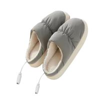 Chinelos Elétricos Aquecidos Com Temperatura Ajustável, Aquecedor De Pés De Pelúcia Para Casa E Chinelos Elétricos Aquecidos Com Temperatura Ajustável, Aquecedor De Pés De Pelúcia Para Casa E