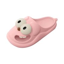 Chinelos Engraçados De EVA Com Língua De Cachorro De Olhos Grandes Para Mulheres