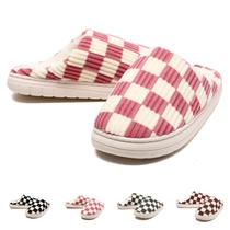 Chinelos femininos clássicos rosa da Guyarns, espuma viscoelástica, pele sintética