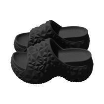 Chinelos Femininos De Plataforma Chunky Para O Verão, Solado Grosso E Macio, Sandálias De Praia Com