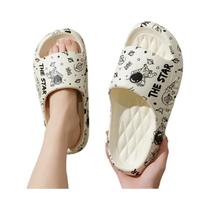 Chinelos Femininos De Verão Antiderrapantes Para Uso Interno E Externo, Para Casa E Banheiro