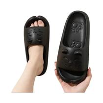 Chinelos Femininos De Verão EVA Cat-Fortune Slip-On Com Solado Macio Confortáveis Para Uso Interno