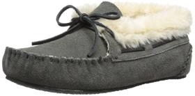 Chinelos femininos Minnetonka Chrissy cinza tamanho 10 Chinelos femininos Minnetonka Chrissy cinza tamanho 10