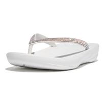 Chinelos FitFlop Iqushion Sparkle Ergonomic Urban White Chinelos FitFlop Iqushion Sparkle Ergonomic Urban White