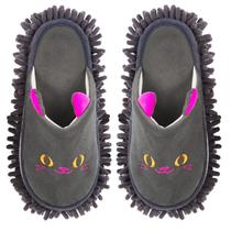 Chinelos Frijthchy Warm Microfiber Mop Shoes cinza escuro
