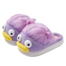 Chinelos Funny Cartoon Duck Plush para mulheres no inverno Chinelos Funny Cartoon Duck Plush para mulheres no inverno