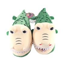 Chinelos Funny Crocodile Plush Anime Home Cotton - Yiweisai Chinelos Funny Crocodile Plush Anime Home Cotton - Yiweisai
