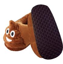 Chinelos Funny Poop Plush para mulheres e homens, desenho animado aconchegante Chinelos Funny Poop Plush para mulheres e homens, desenho animado aconchegante