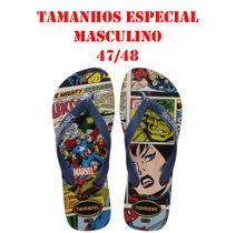 Chinelos Havaianas Original Masculinos Tamanhos Especiais (45/46 e 47/48)