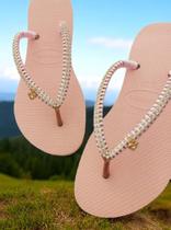 Chinelos havaianas personalizados com pingente
