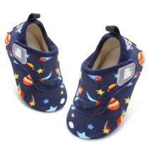 Chinelos infantis BARERUN Warm Fuzzy Kids Slip-on Rocket