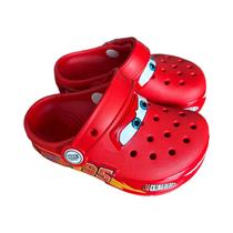 Chinelos Infantis Impermeáveis e Respiráveis de EVA Disney Lightning McQueen Pixar Cartoon