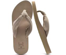 Chinelos KuaiLu para mulheres Arch Support Yoga Mat Camel Taupe